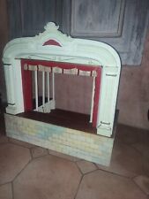 Old table theatre / living room castelet c.1910 1920 (repainted object) guignol