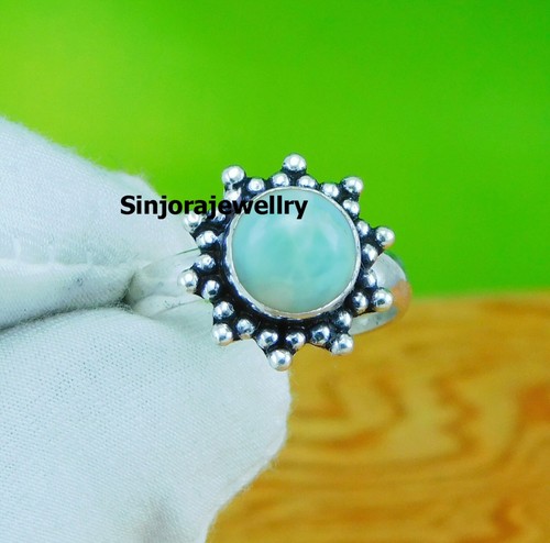 Bague cadeau larimar pierre - bague,