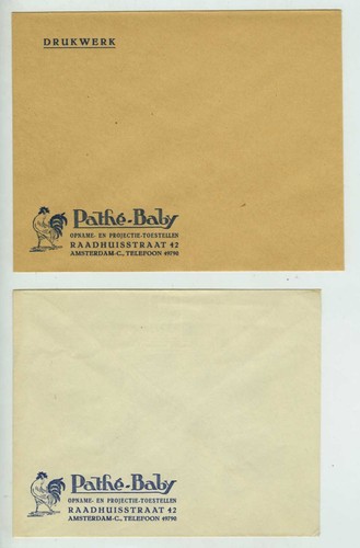 Pathé baby enveloppes vers - pathÉ-baby,