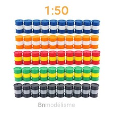 Lot 10 Barils Bicolores 1/50
