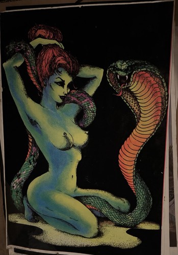 Affiche femme cobra velours - femme,