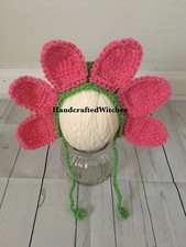 Crochet Baby Flower Bonnet