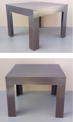 Table basse marron vintage