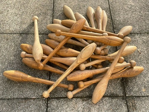 Massue jonglage bois - en,