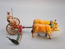HOLLOW LEAD FARM BEAUTIFUL MOWER WITH 2 OXEN