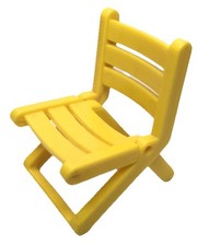 PLAYMOBIL ZOO - Chaise Pliante Jaune 3634 3213 3236 3258