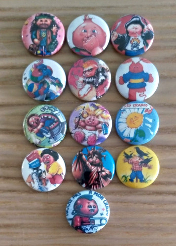 Lot badges les crados - les, 25mm