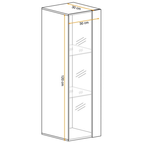 Vitrine murale led - led, "switch"