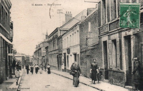 Carte postale animee anzin - carte,