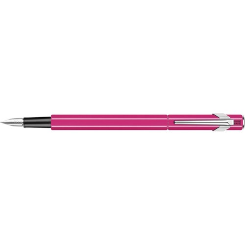 Stylo plume rose métal - -,