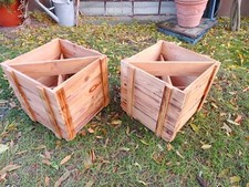2 X Boîte En Bois Caisse À