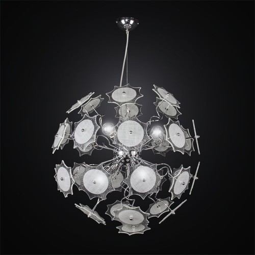 Lustre moderne avec verre - moderne,