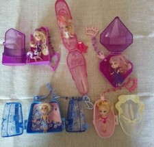 5 Minis poupées barbie petites clubs portes clés Mattel 2007 à  2009 Collection 