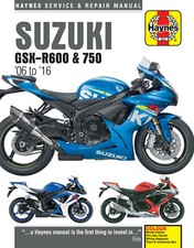 Instructions de réparation Suzuki GSX-R 600 / 750 2006, 07, 08, 09, 10, 11 - 16