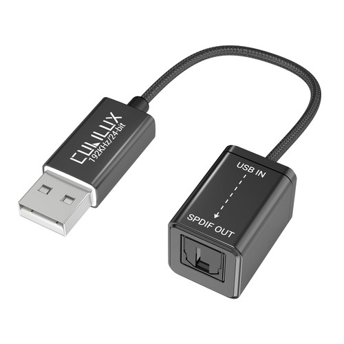 Adaptateur audio optique usb - audio, a