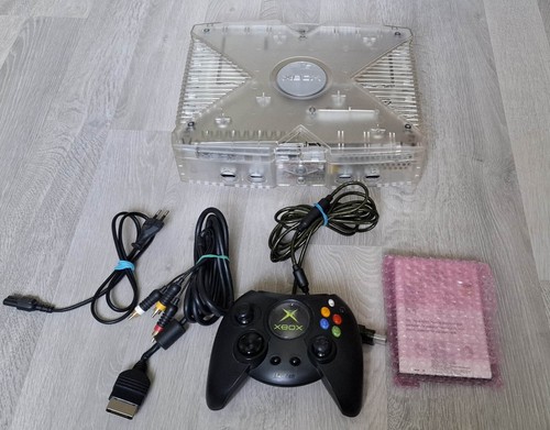 Console xbox crystal 1ere - console,