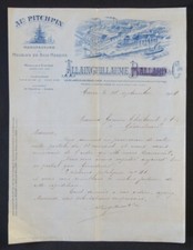 Invoice CAEN 1904 SOLID WOOD FURNITURE ALAIN GUILLAUME BALLARD illustrated 66