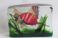 Murano Aquarium Fish Glass Gino Cenedese (67923)