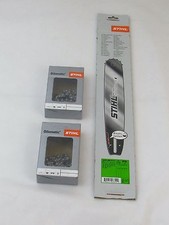 STIHL Guide Rail Rollomatic 40cm 3/8 " 1,6 3003 000 6113 + 2x Chaine Anti-rebond