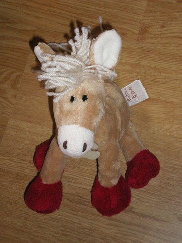 Doudou cheval poney ane - cheval,