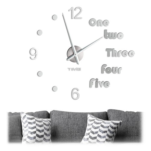 Horloge murale adhésive xxl - murale,