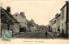 Old postcard St Arnoult en Yvelines Rue Poupinel (1424227)