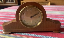 Beautiful Junghans Germany 1930's Wooden Mechanical Clock Alarm Clock