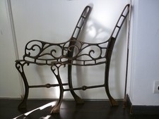 TRES ANCIEN BANC FER FORGER