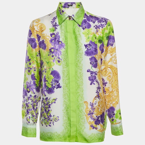 Chemise soie imprimée - chemise,