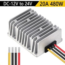 DC 12V to DC 24V 20A 480W Step Up Voltage Regulator Power Converter Transformer