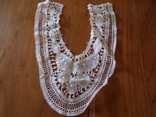 Antique Linen Collar White Lace Dress Set