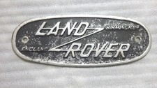 Land Rover Series Badge Aluminium Stamped Birmingham (art.2934E)