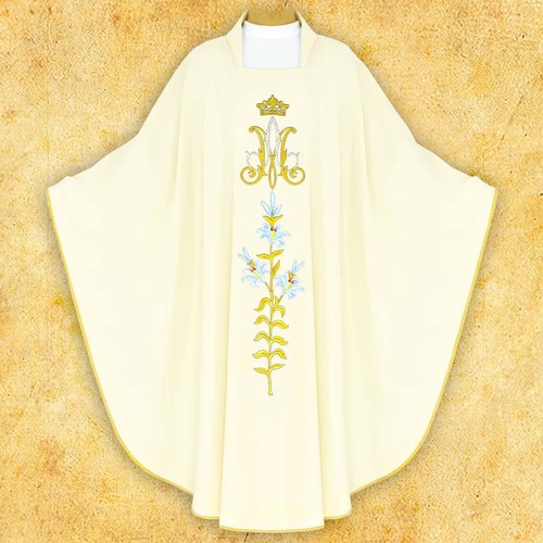 Chasuble brodée maryjny - brodée, “maryjny”