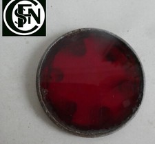 Verre rond de couleur rouge