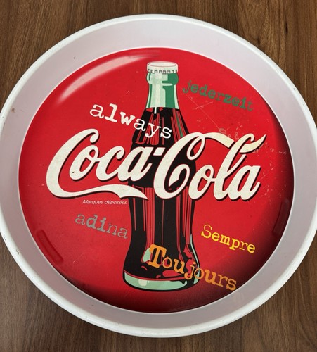 Coca cola plateau rond - plateau, rouge