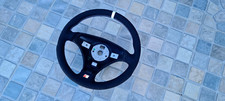 Steering Wheel AUDI A4 B5 S4 RS4 All Alcantara white Stitching
