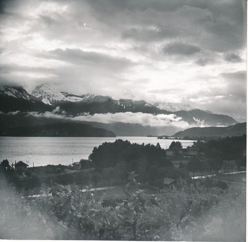 Lac annecy 1950 vue - d'annecy, c.