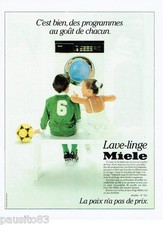 ADVERTISEMENT ADVERTISING 115 1989 the Miele washing machine