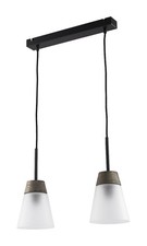 Lampe Suspendue Noir Blanc Mat