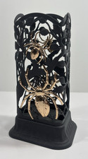 Bath & Body Works BBW Black Gold Metal Halloween Spider Foam Hand Soap Holder