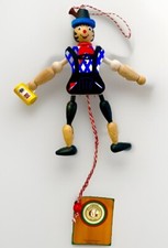 Pull String Wooden Puppet  M