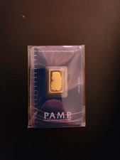 Lingot 5g, Or Pur  24k, PAMP