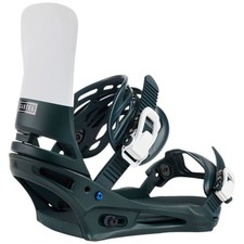 Burton Cartel ReFlex Homme Fixation De Snowboard Boucle Vert Foncé NEUF