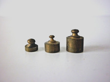 Lot 3 anciens petits poids