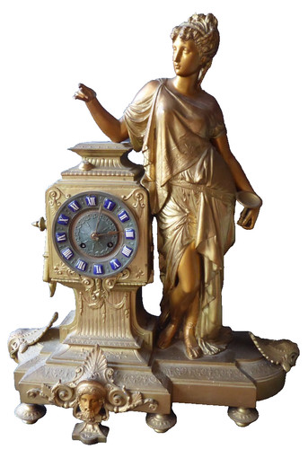 Imposante pendule cheminée - imposante,