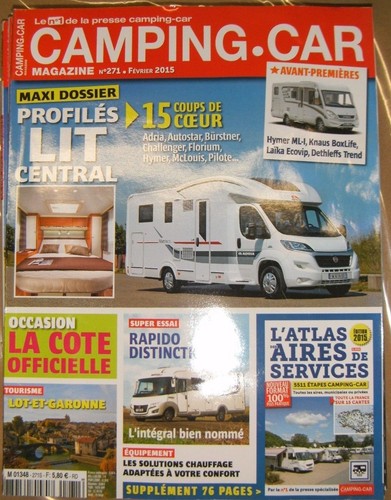 Camping car 271 2015 aires - 271,