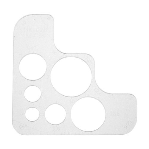 Gabarit acrylique transparent - gabarit,