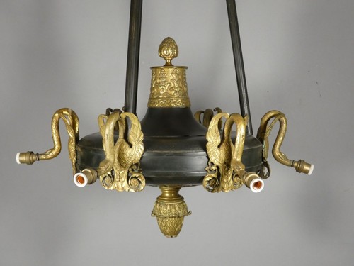 Grand lustre style empire - lustre,