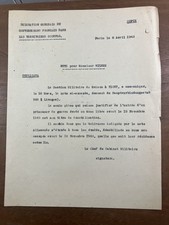 Vichy 1943 Limoges Prisonnier