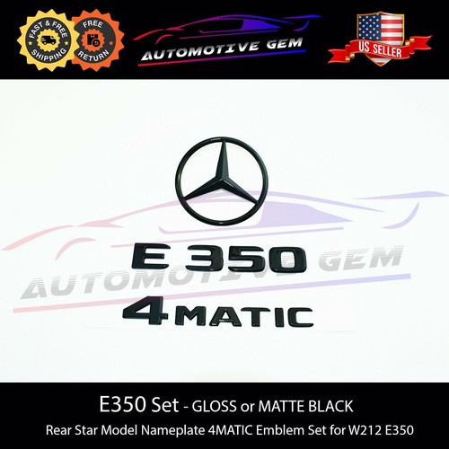 E350 4matic rear star - 4matic, emblem